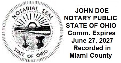 Ohio new or renewal notary package notary bonding